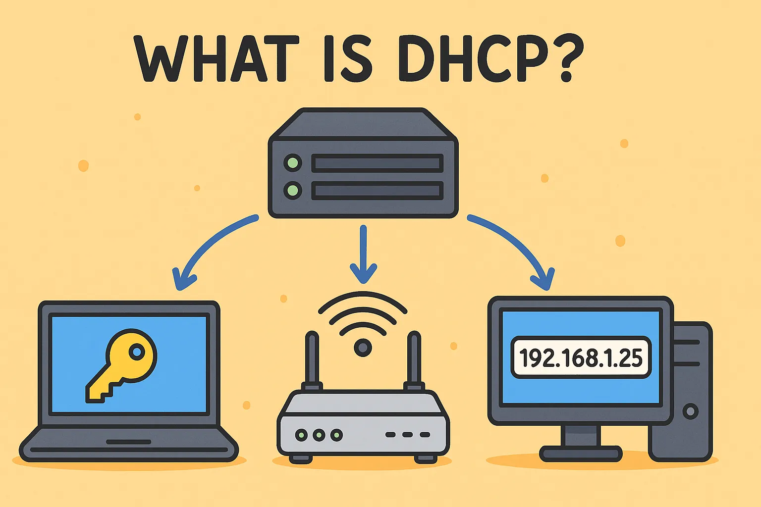 تنظیمات DHCP در مودم بخشهای اصلی تنظیمات DHCP