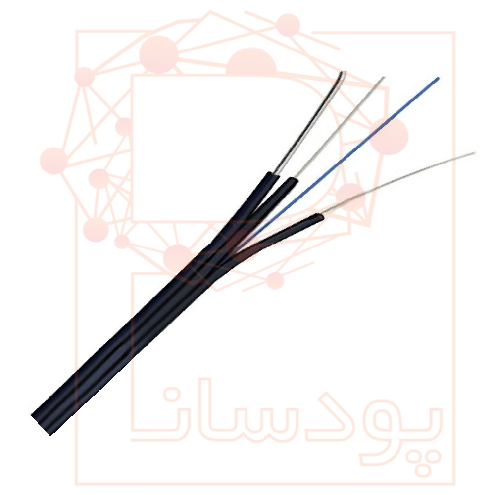 کابل فیبر نوری دراپ 4 کور 3 مهار