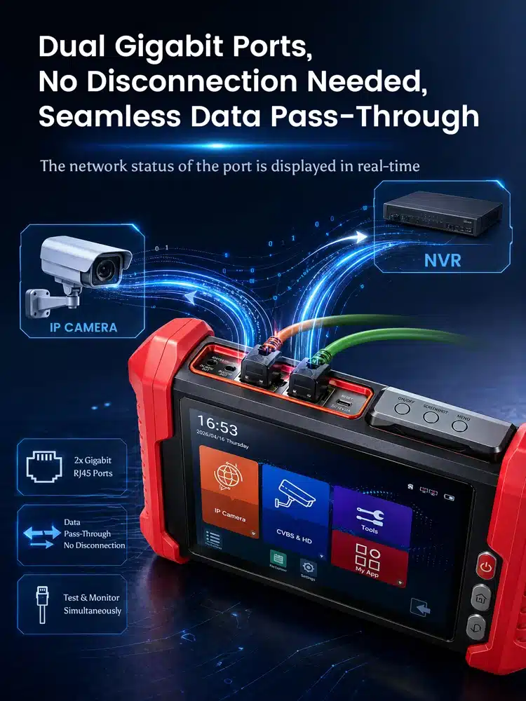 تستر دوربین مداربسته نویافا Noyafa NF-IPC728HSO