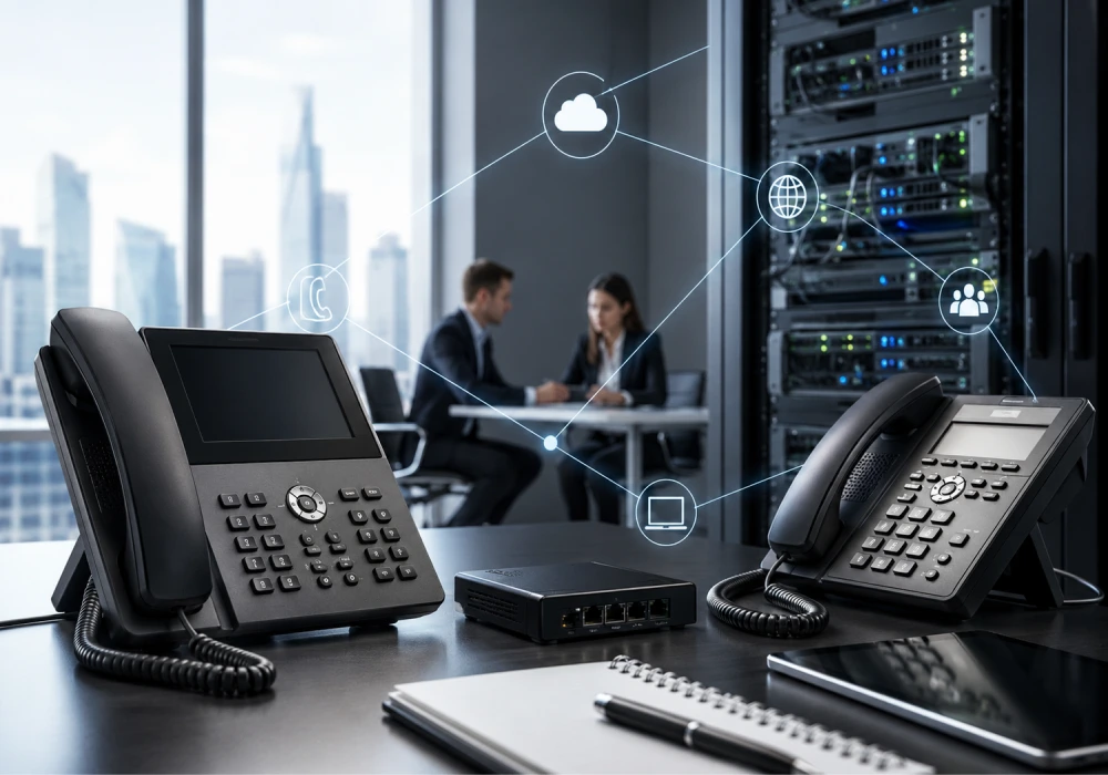 تفاوت voip و سانترال در سیستم تلفنی سازمان